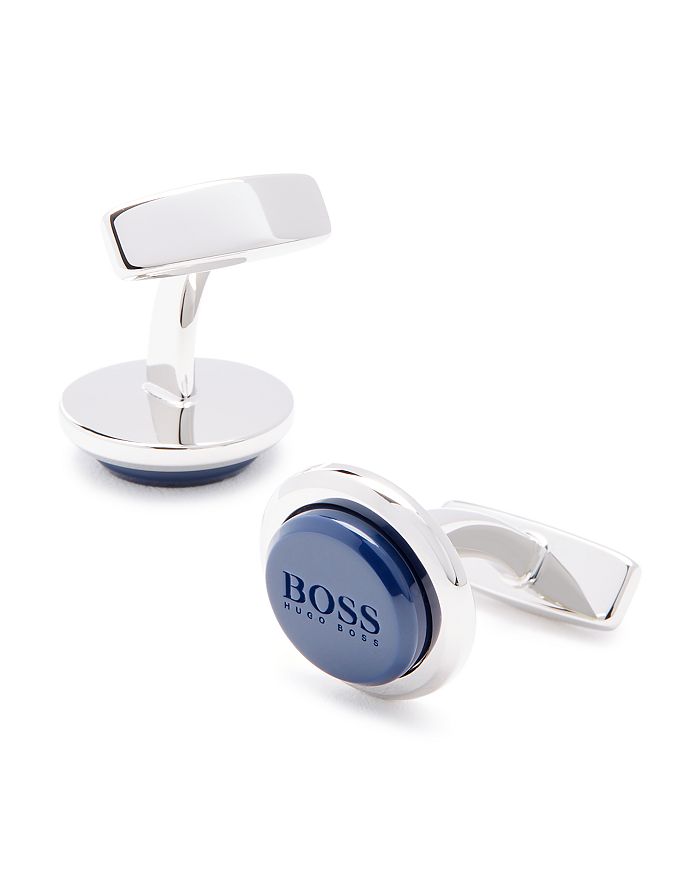 hand Wennen aan Doe mijn best BOSS Hugo Boss Malvin Round Enamel Logo Cufflinks | Bloomingdale's