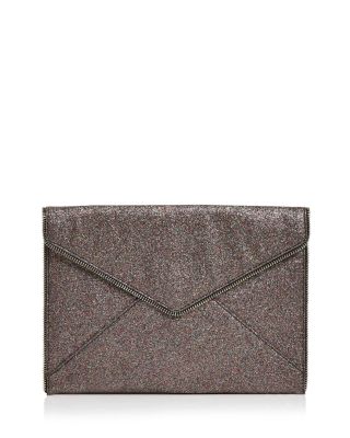 rebecca minkoff glitter clutch