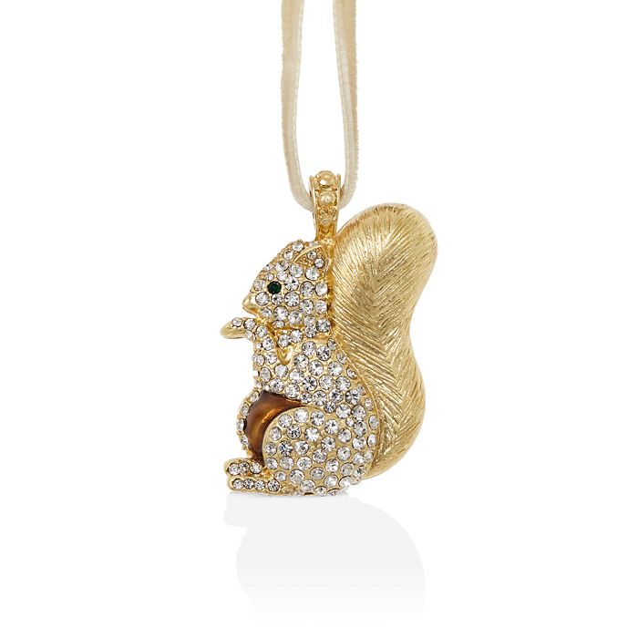 Joanna Buchanan Squirrel Hanging Ornament In Gold