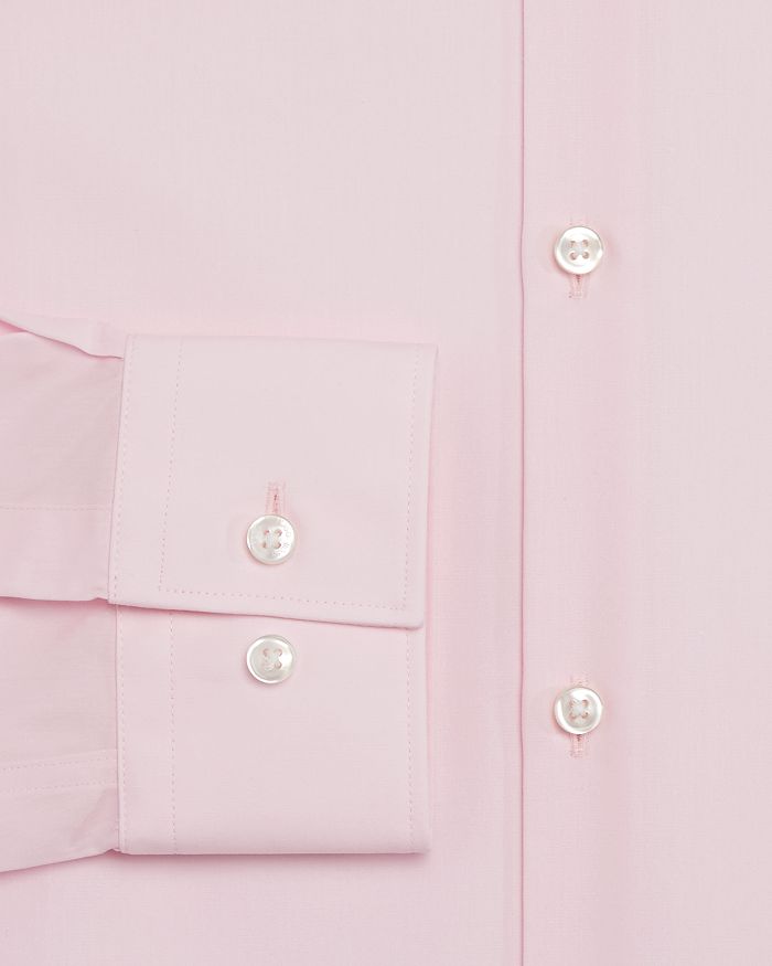 Shop Hugo Solid Slim Fit Dress Shirt In Light Pink