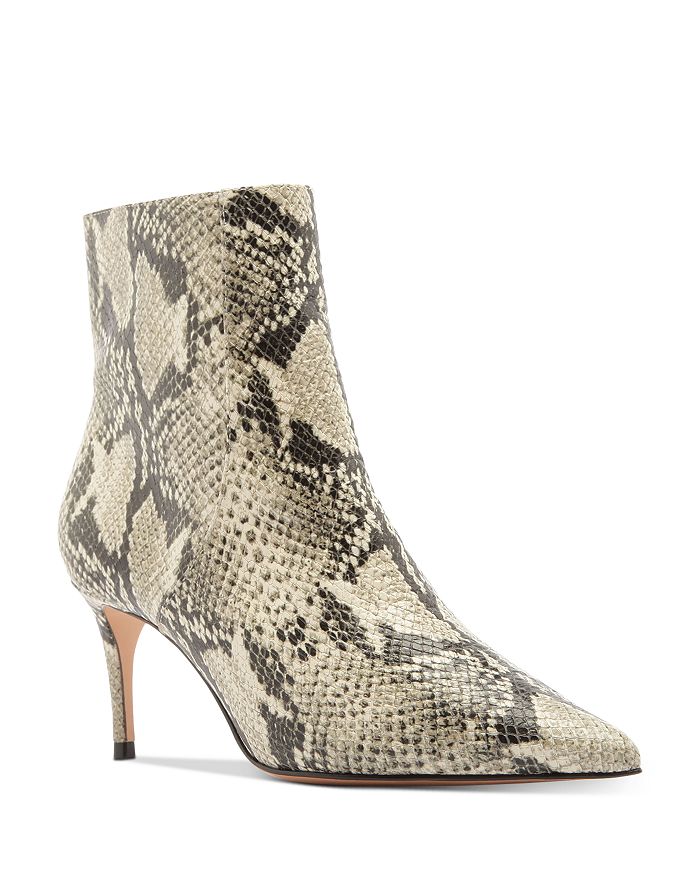 SCHUTZ Women s Bette Snake Embossed High Heel Booties Bloomingdale s