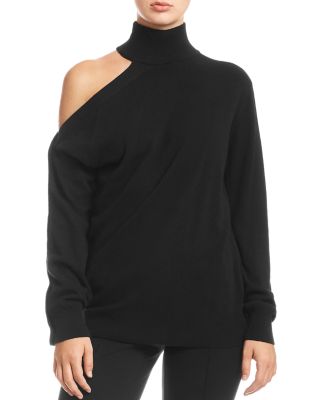 turtleneck cut out sweater