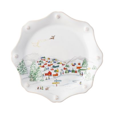 Berry & Thread North Pole Dessert/Salad Plate Assorted Set/4
