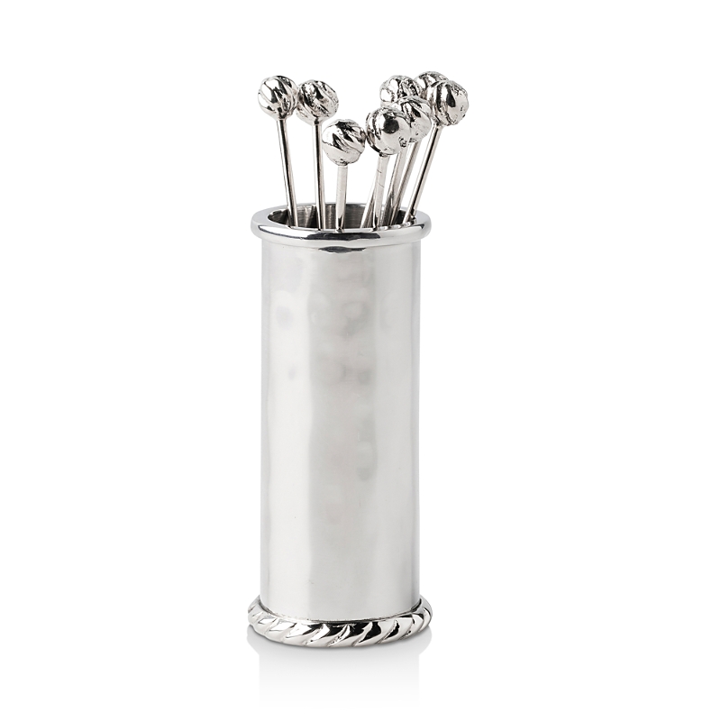 JULISKA GRAHAM COCKTAIL 8 PICKS & HOLDER N253SET57