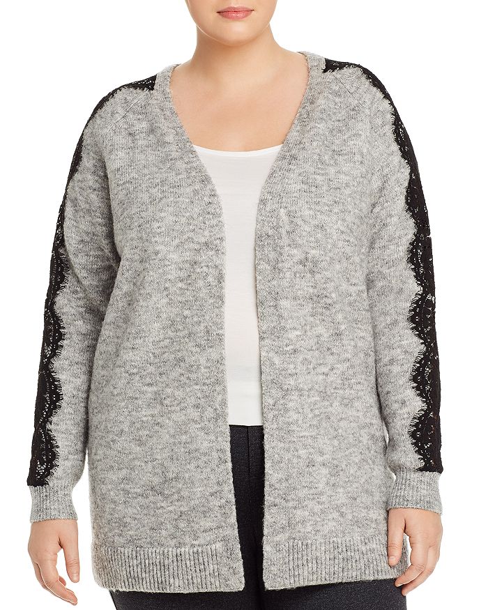 Vero Moda Curve Vera Moda Lace Sleeve Open Cardigan Sweater Bloomingdale S