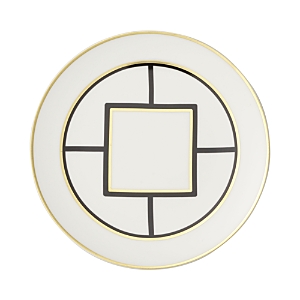 Villeroy & Boch Metro Chic Salad Plate With White Rim In Gold