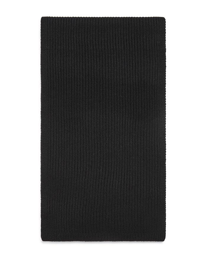 The Men's Store At Bloomingdale's Frame Ribbed Scarf - 100% Exclusive In Black
