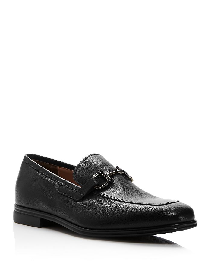 Wide Mens Scarlet Gancini Bit Leather Loafers Bloomingdales Men Shoes Flat Shoes Loafers 