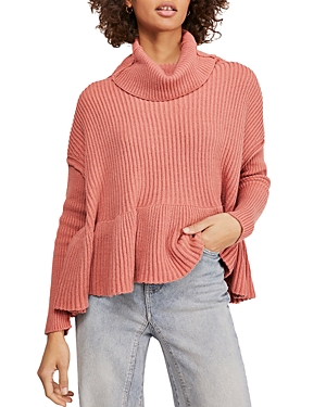 FREE PEOPLE LAYER CAKE TRAPEZE TURTLENECK SWEATER,OB1010828