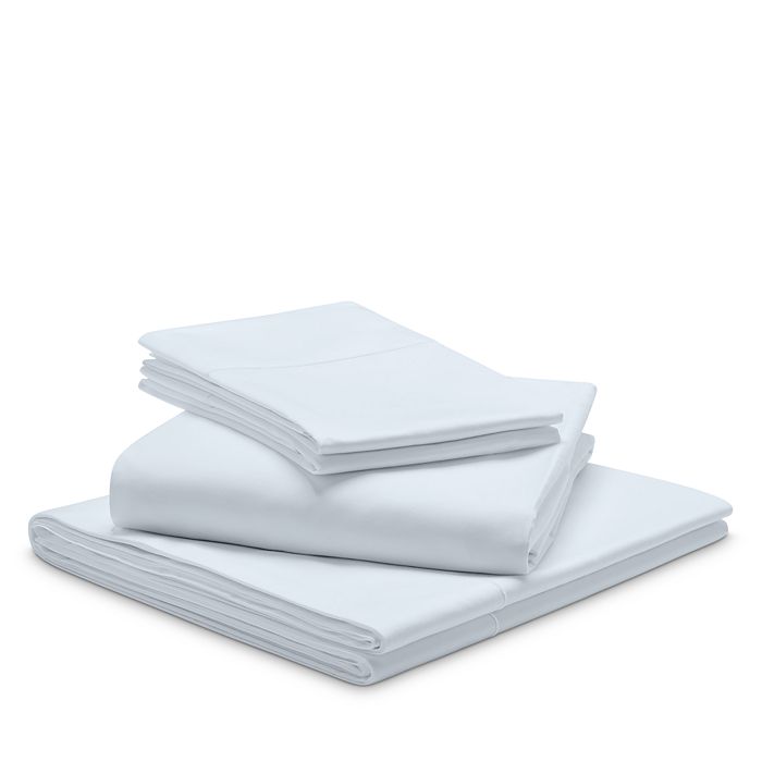 Riley Home Sateen Fitted Sheet, California King In Mist