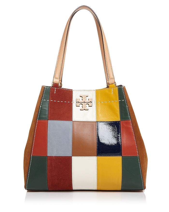 Tory Burch McGraw Patchwork Large Leather Carryall | Bloomingdale's
