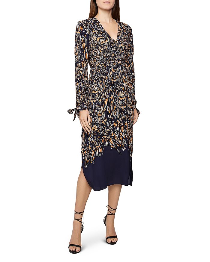 Reiss feather dress 2025
