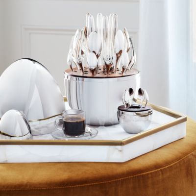 Mood Silverplate 24-Piece Flatware Set