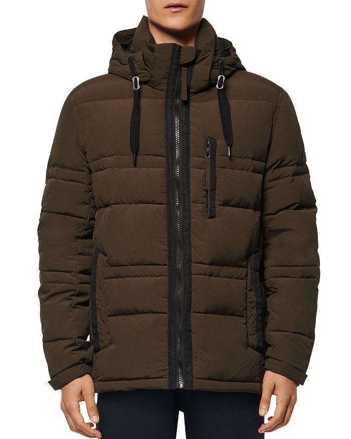 MARC NEW YORK HUXLEY REMOVABLE-HOOD DOWN JACKET,MM9AD466