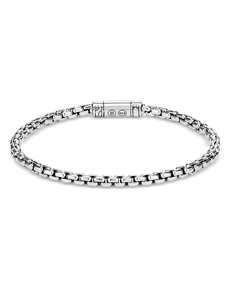 JOHN HARDY STERLING SILVER CLASSIC CHAIN BOX CHAIN BRACELET BM90264XM