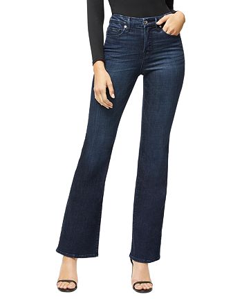 Good American Good Flare Jeans in Blue025 | Bloomingdale's