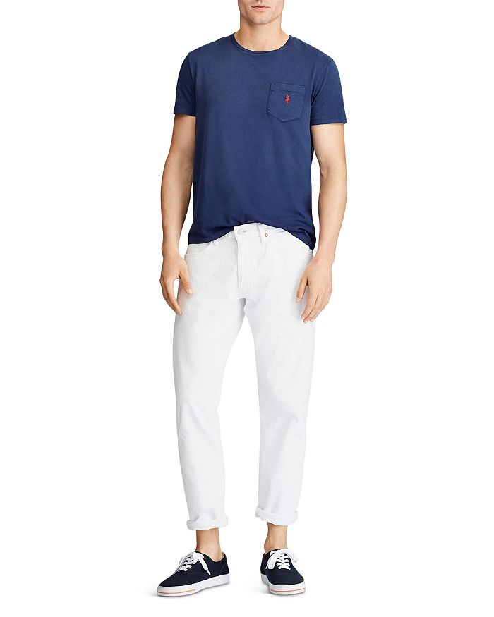 Shop Polo Ralph Lauren Hampton Relaxed Straight Fit Jeans In White