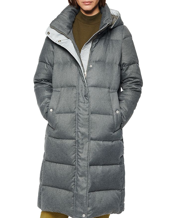 ANDREW MARC WALDWICK BRUSHED PUFFER COAT,AW9AD469