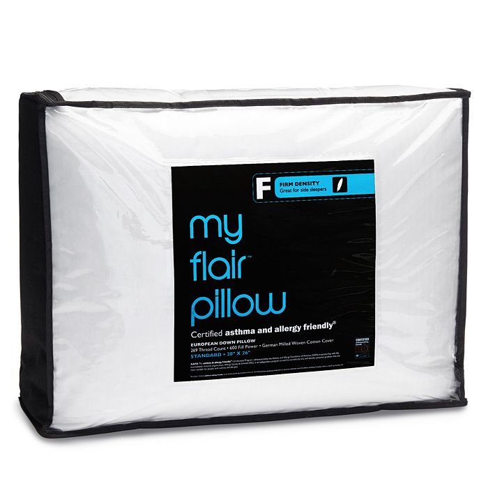 Bloomingdale's - My Flair Asthma & Allergy Friendly&reg; Firm Down Pillow, Standard - 100% Exclusive