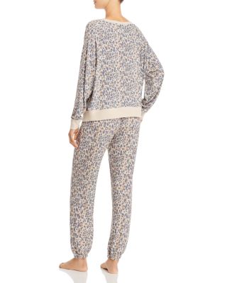 Star Seeker Pajama Set in Brown Natural Leopard