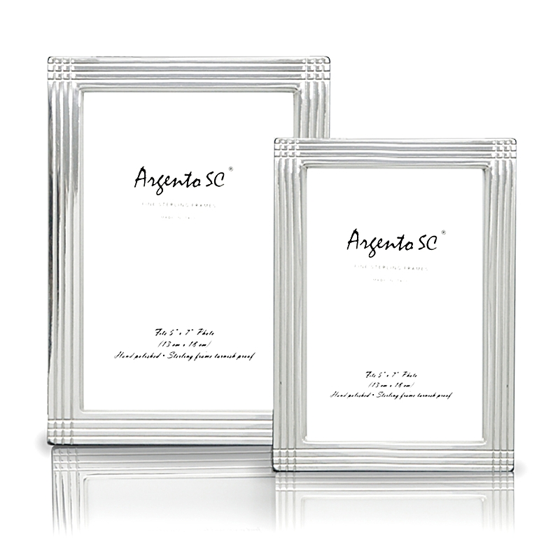 Argento Axis Sterling Silver Frame, 8 x 10