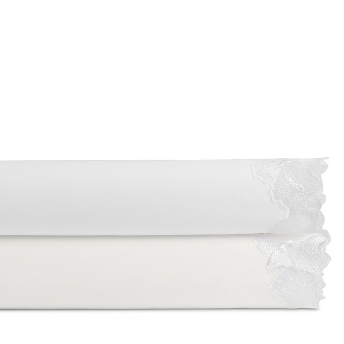 Matouk Virginia Flat Sheet, King In Bone
