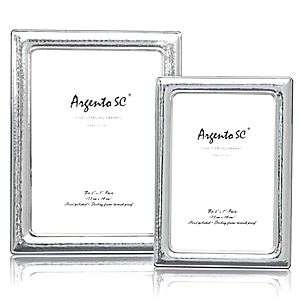 Argento Sc Argento Hammered Frame, 4 X 6 In Sterling Silver