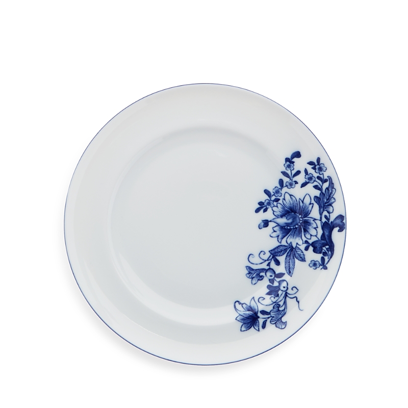 Mottahedeh Emmeline Bread & Butter Plate In Blue Whi