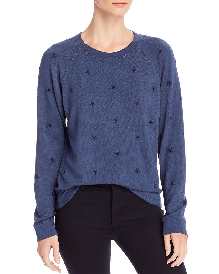 Monrow star sweatshirt store