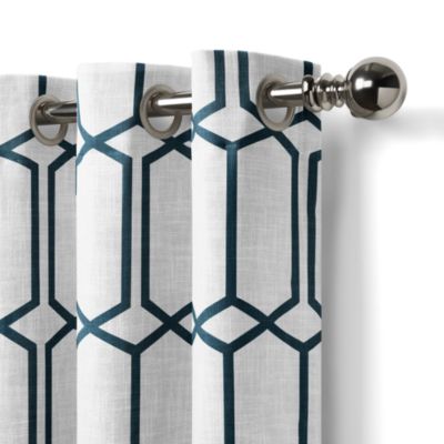 Kaiden Geometric Curtain Panel, 52" x 84"