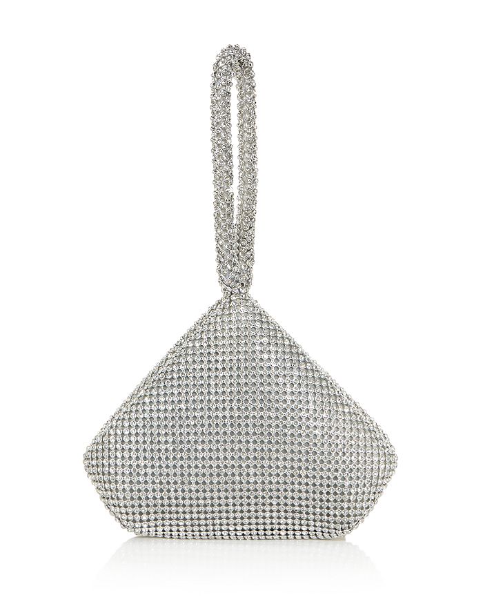 Aqua Crystal Embellished Wristlet - 100% Exclusive In Silver/silver