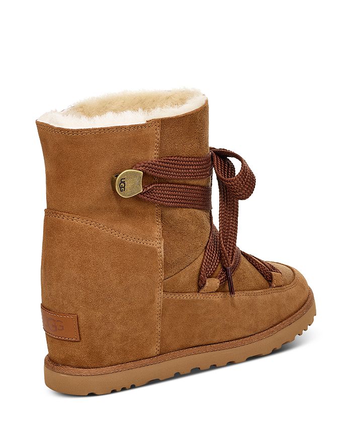 platform uggs with laces