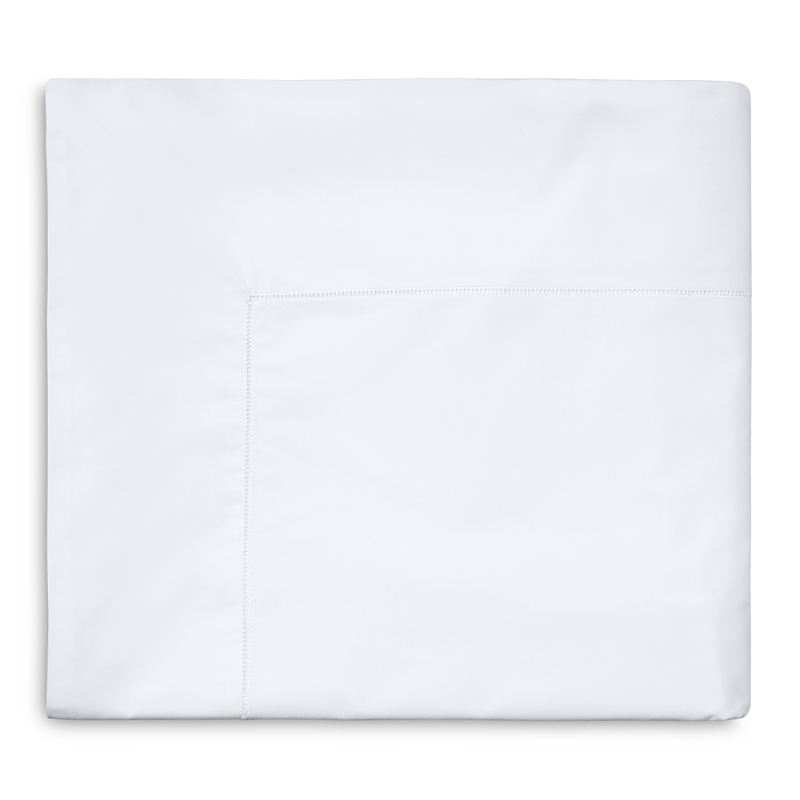 Sferra Giza 45 Percale Queen-size Flat Sheet In White