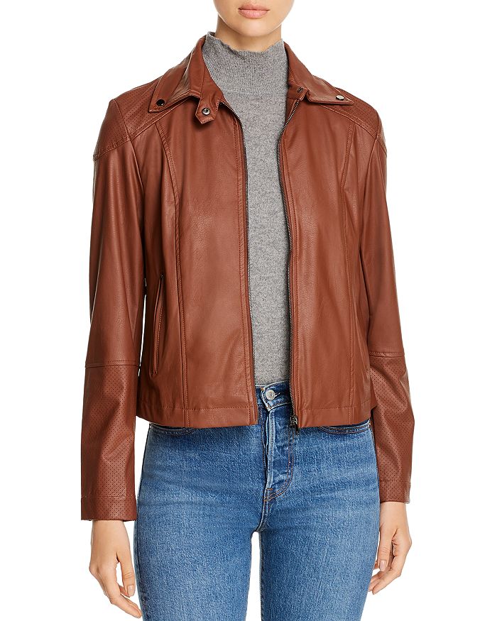 over Champagne media Lyssé Chelsea Faux-Leather Jacket | Bloomingdale's