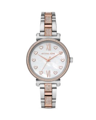 michael kors watch heart