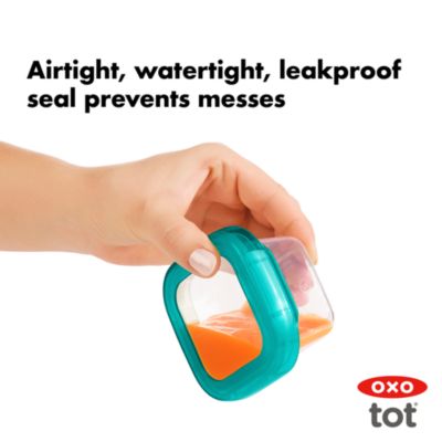 Tot 4-Piece Baby Blocks Freezer Storage Containers