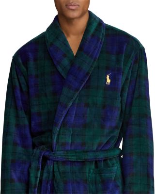 Plush Shawl Collar Robe