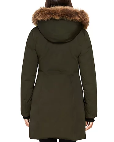 Soia & Kyo
Alsina Fur Trim Asymmetric Front Down Coat - 100% Exclusive
