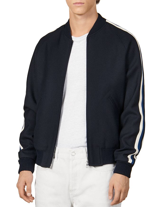 Sandro Teddy Varsity Jacket | Bloomingdale's