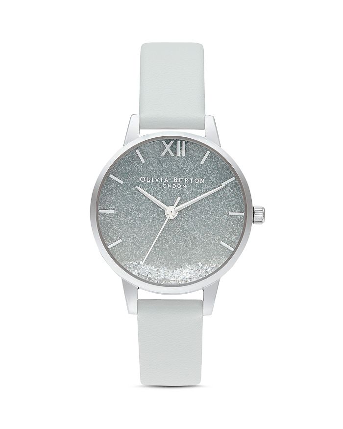 OLIVIA BURTON WISHING WAVE GLITTER DIAL WATCH, 34MM,OB16US27