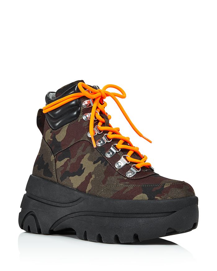 Aqua Women's Haly Platform Hiker Boots - 100% Exclusive In Camo