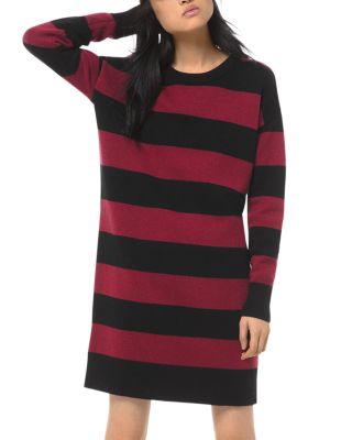 michael kors red sweater dress