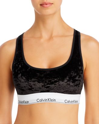 Calvin klein bralette fashion velvet