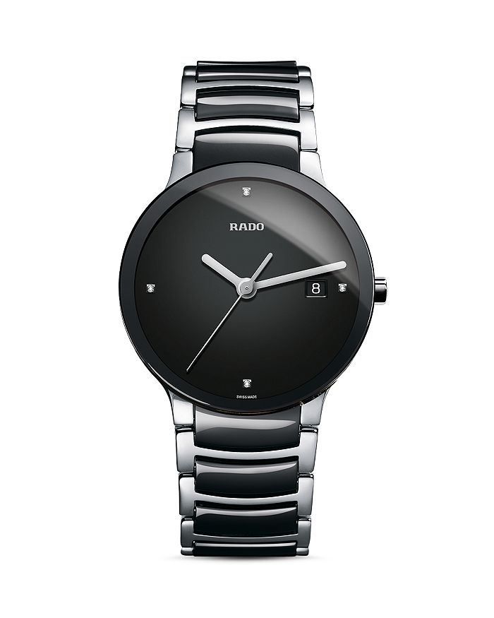 Shop Rado Centrix Watch, 38mm In Black/silver