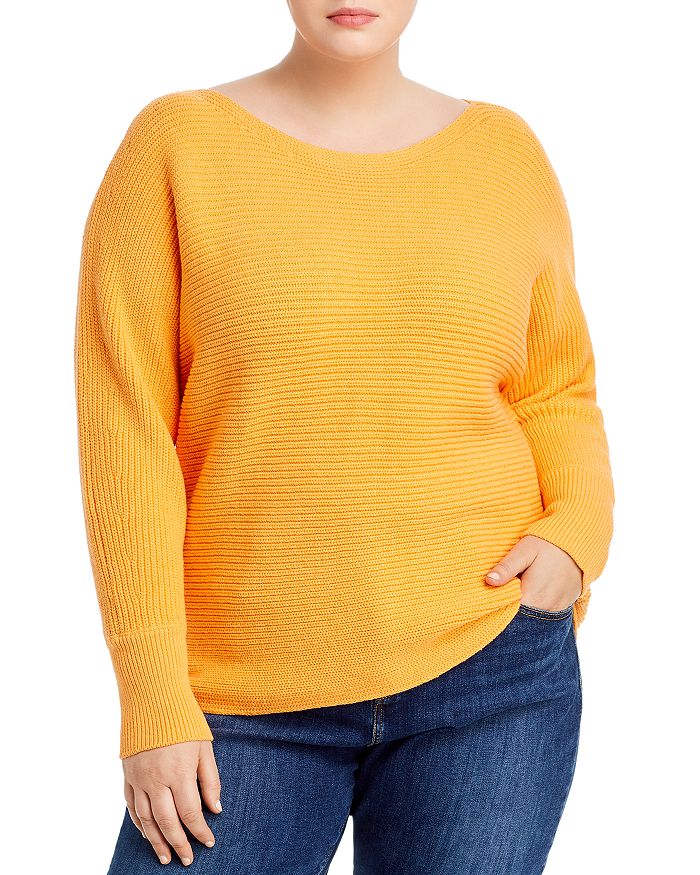 Aqua Curve Dolman-sleeve Sweater - 100% Exclusive In Orange