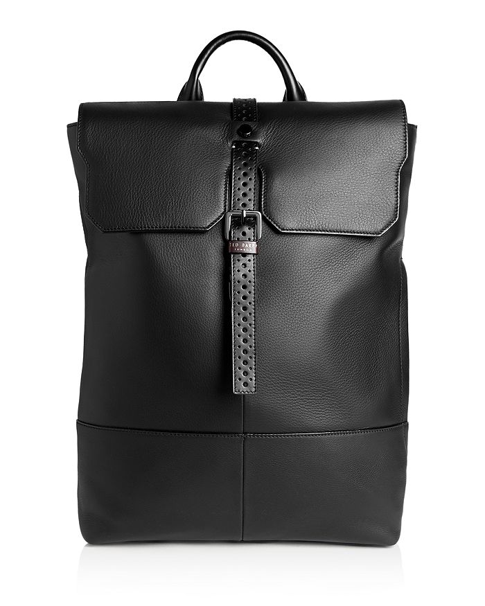 Ted Baker Reel Brogue Leather Backpack | Bloomingdale's