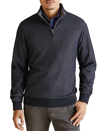 Zachary Prell Braemore Quarter-Zip Fleece Lined Sweater | Bloomingdale's