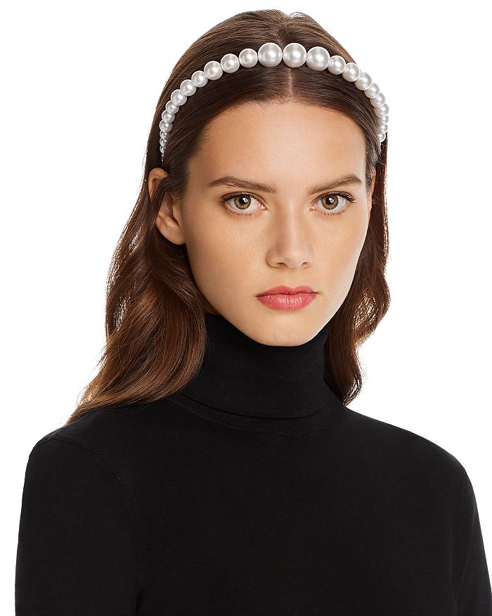 AQUA Beaded Headbands, Set of 2 - 100% Exclusive | Bloomingdale's