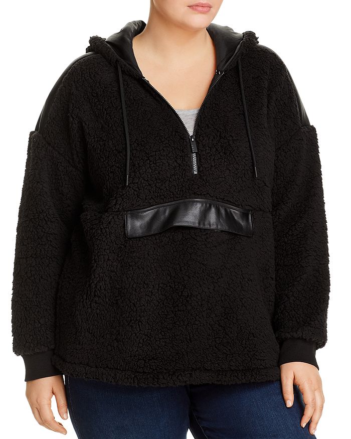 Teddy fleece zip clearance jacket marc new york