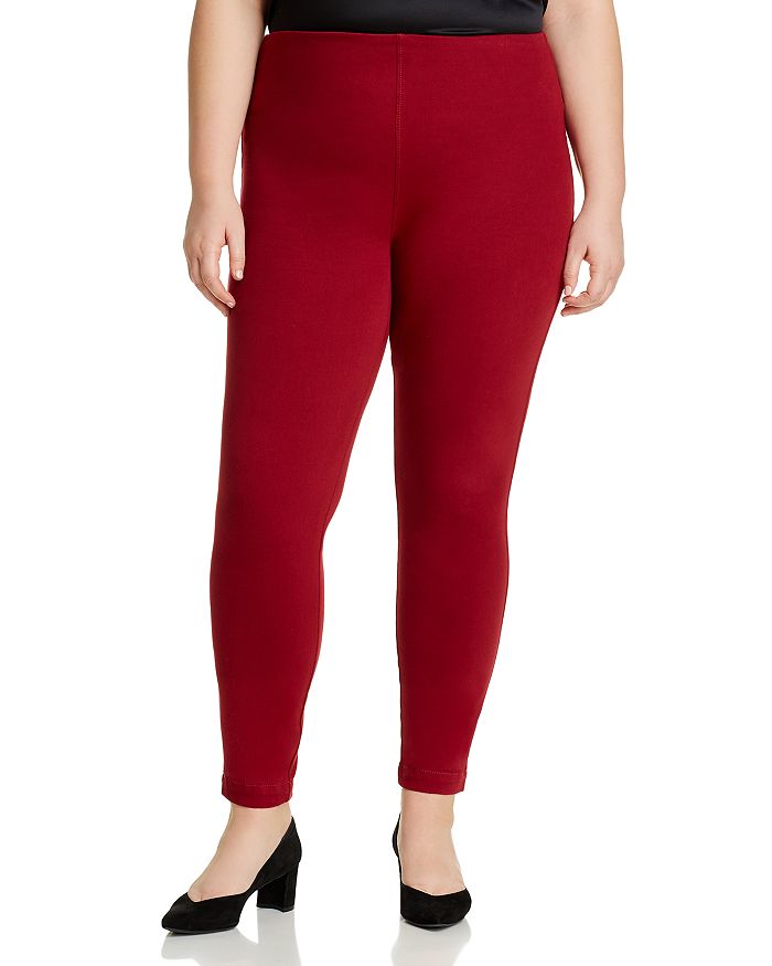 Lyssé Plus Toothpick Cropped Legging Jeans In Ruby Red